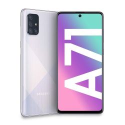 Andorra-Samsung Galaxy A71 Prism Crush Silver+Funda+Protector