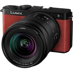 Andorra-Panasonic Lumix DC-S9K Crimson Red+32GB+Funda+Filtro