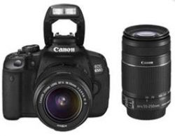 Andorra-Canon Eos 650D+EF-S 18-55mmIS II+55-250mmIS II+8GB+Funda+2 Filtros