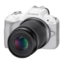 Andorra-Canon Eos R50 White+RF-S 18-150mm IS STM+32GB+Funda+Filtro