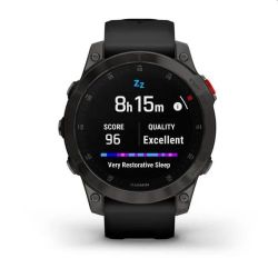 Andorra-Garmin Epix (Gen 2) Sapphire Black Titanium with Black Band 47mm