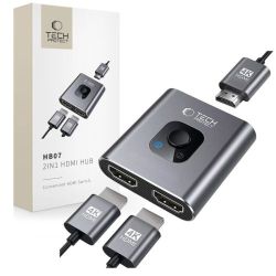 Andorra-Tech-Protect HB07 Hub Adapter 2 In 1 Space Grey
