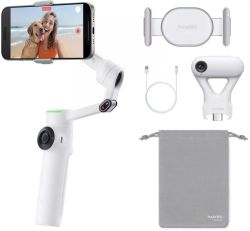 Andorra-Insta360 Flow 2 Pro AI Tracker Bundle Summit White