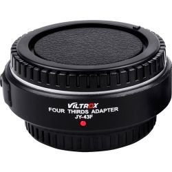 Andorra-Viltrox Autofocus Adapter 4/3 Mount Lens to M4/3 Mount Camera JY-43F Black