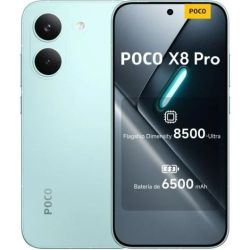 Andorra-Xiaomi Poco X8 Pro 5G 8GB Ram+256GB Rom Mint Green+Cargador 30W