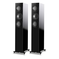 Andorra-Kef R5 Meta Floorstanding Speaker Black Gloss