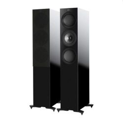 Andorra-Kef R7 Meta Floorstanding Speaker Black Gloss