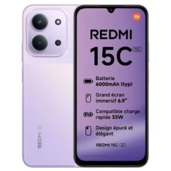 Andorra-Xiaomi Redmi 15C 5G 4GB+256GB Dusk Purple+Funda+Protector