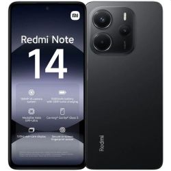 Andorra-Xiaomi Redmi Note 14 4G 8GB Ram+256GB Rom Midnight Black+Funda+Protector