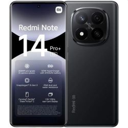 Andorra-Xiaomi Redmi Note 14 Pro+ 5G 12GB Ram+512GB Rom Midnight Black+Cargador 30W
