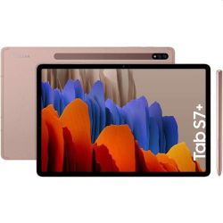 Andorra-Samsung Galaxy Tab S7+ 12.4 6GB Ram+128GB Wi-Fi SM-T970 Mystic Bronze+16GB
