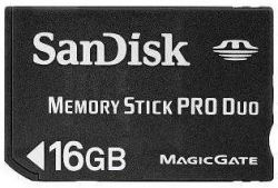 Andorra-Sandisk MemoryStick Produo 16GB