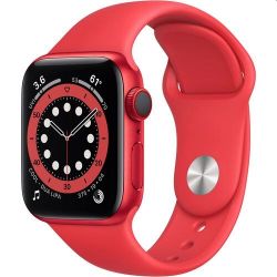 Andorra-Apple Watch Series 6 GPS+Cellular (Product) Red Aluminum Case Red Sport Band 40mm