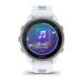 Andorra-Garmin Forerunner 170 Music Whitestone with Whitestone/Cloud Blue Band