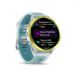 Andorra-Garmin Forerunner 570 Amp Yellow Aluminum with Translucent Whitestone/Turquoise Band 47mm