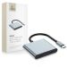 Andorra-Tech-Protect HB08 Hub Adapter 4 In 1 Space Grey