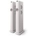 Andorra-Kef LS60 Wireless Floorstanding Speakers Mineral White