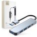 Andorra-Tech-Protect Adapter V0 Hub 5 In 1 Grey